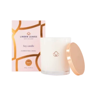Clementine and Basil Soy Candle