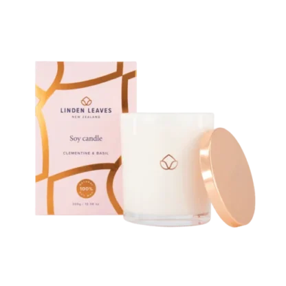 Clementine and Basil Soy Candle