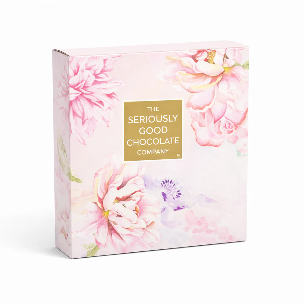 Pastel Floral 9 piece Chocolate box